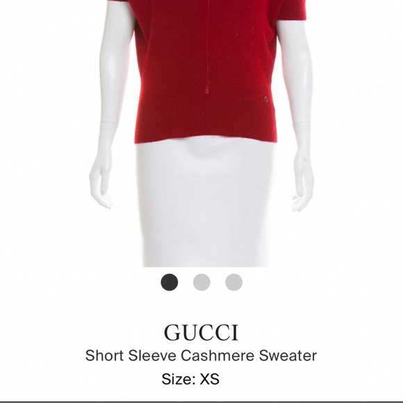 Gucci short sleeve cashmere sweater - Picture 3 of 4